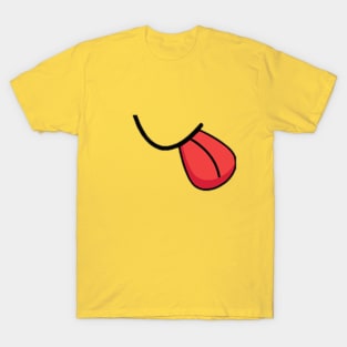 Big red tongue. Smile. T-Shirt